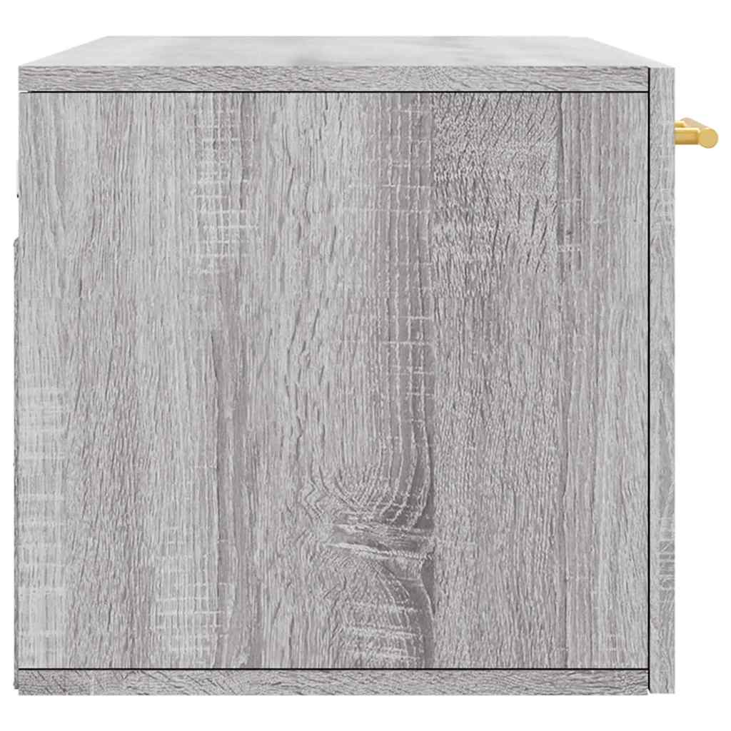 Wall Cabinet Grey Sonoma 80x36,5x35 cm Engineered Wood