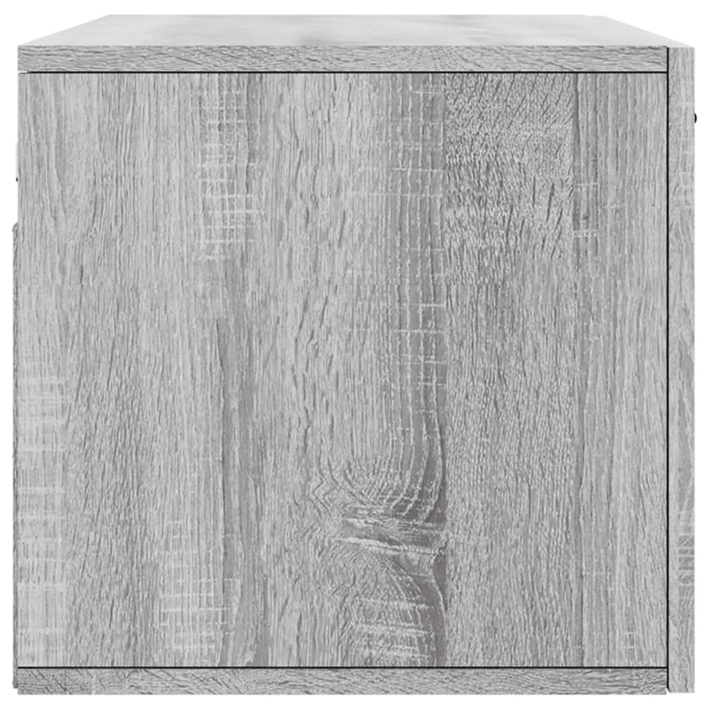 vidaXL Wall Cabinet Grey Sonoma 80x36.5x35 cm Engineered Wood