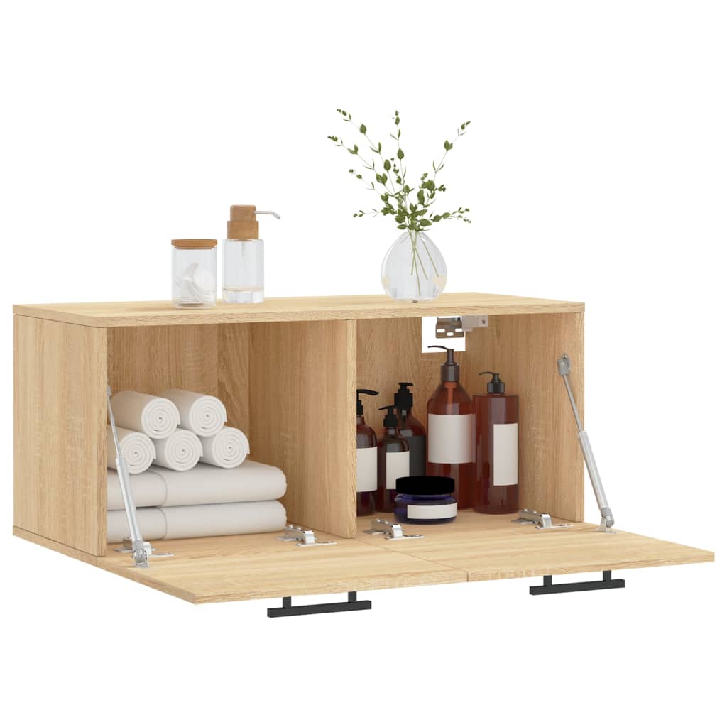 Wall Cabinet Sonoma Oak 80x36,5x35 cm Engineered Wood
