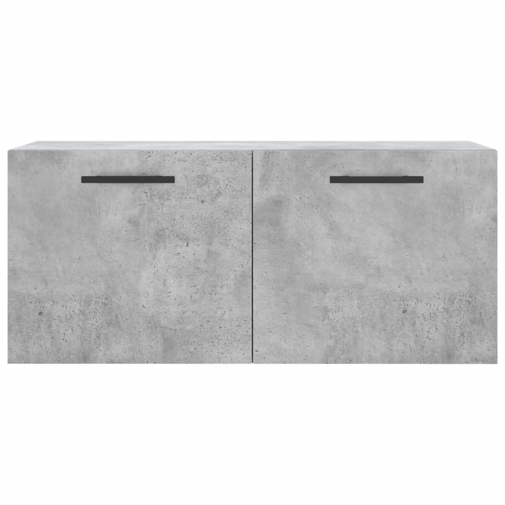 Wall Cabinet Concrete Grey 80x36,5x35 cm Engineered Wood