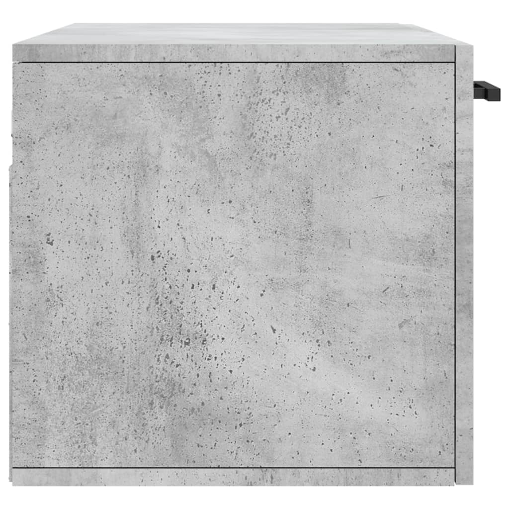 Wall Cabinet Concrete Grey 80x36,5x35 cm Engineered Wood