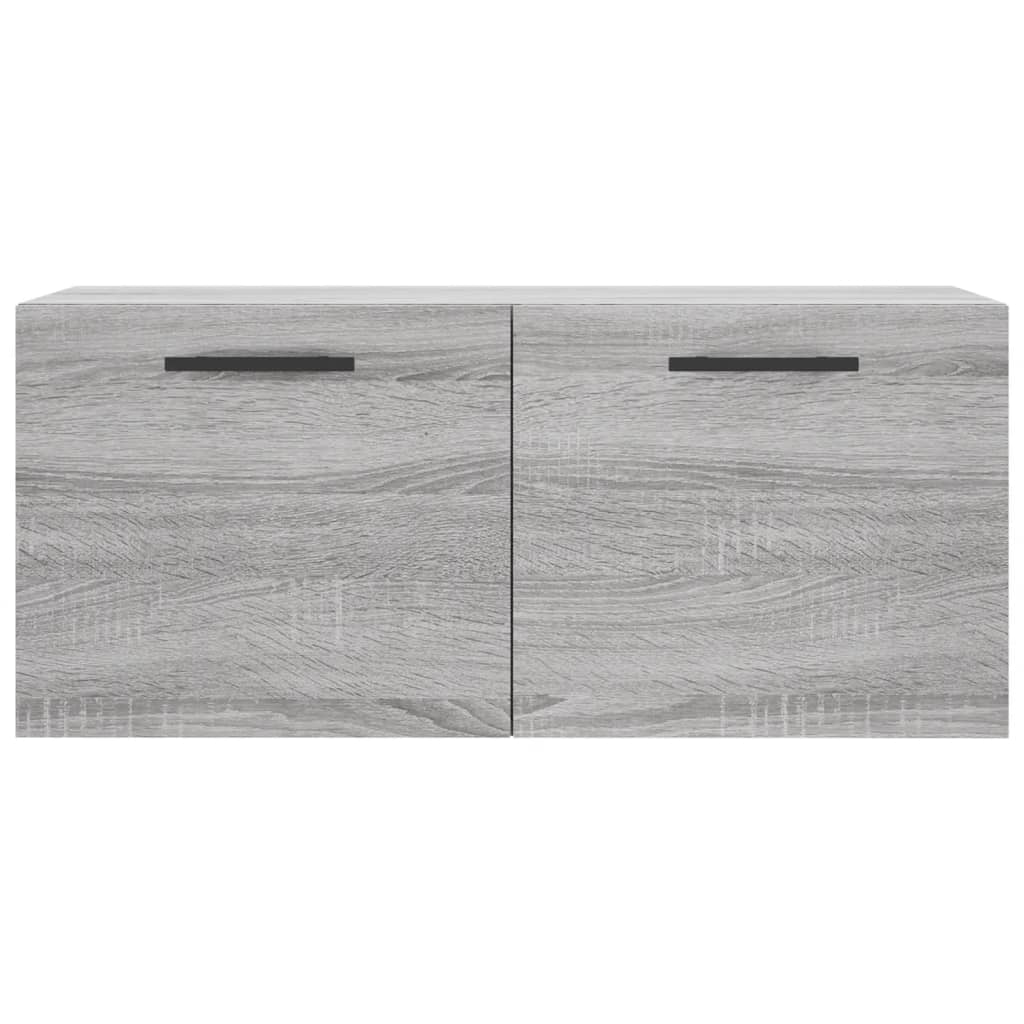 Wall Cabinet Grey Sonoma 80x36,5x35 cm Engineered Wood
