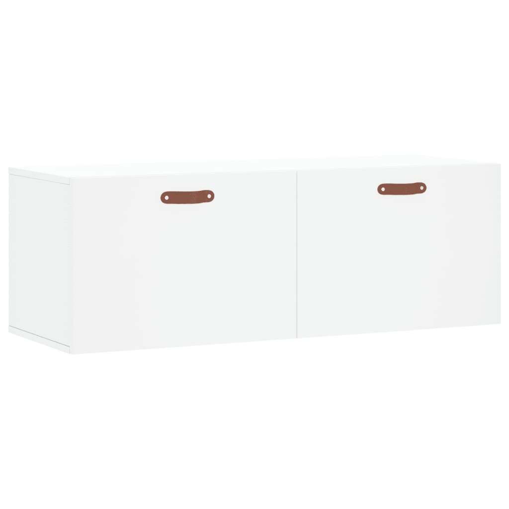 Wall Cabinet White 100x36,5x35 cm Engineered Wood