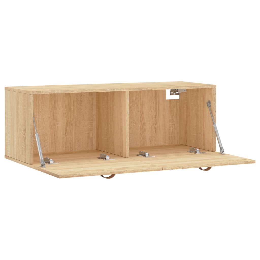 Wall Cabinet Sonoma Oak 100x36.5x35 cm Engineered Wood