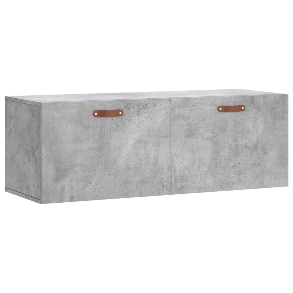 Wall Cabinet Concrete Grey 100x36,5x35 cm Engineered Wood