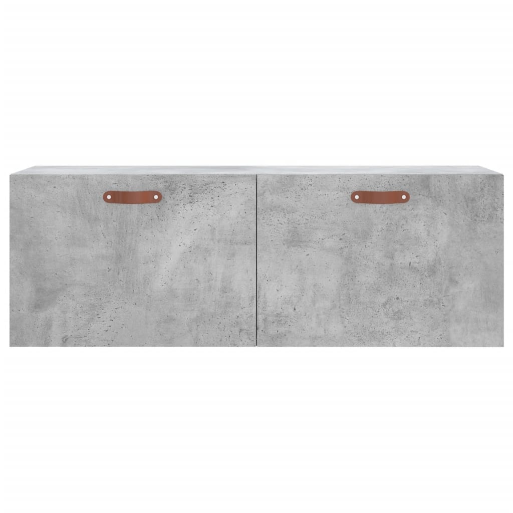 Wall Cabinet Concrete Grey 100x36,5x35 cm Engineered Wood