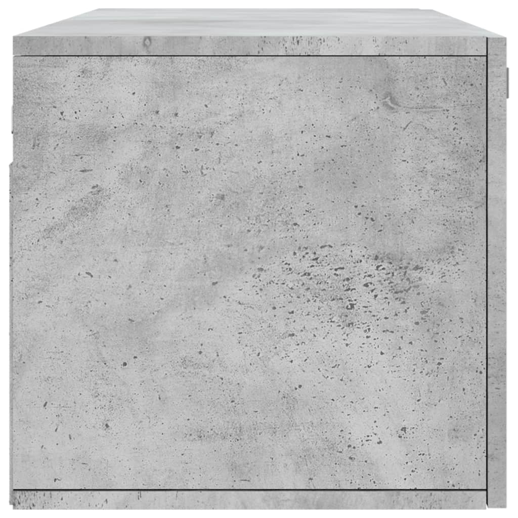 Wall Cabinet Concrete Grey 100x36,5x35 cm Engineered Wood