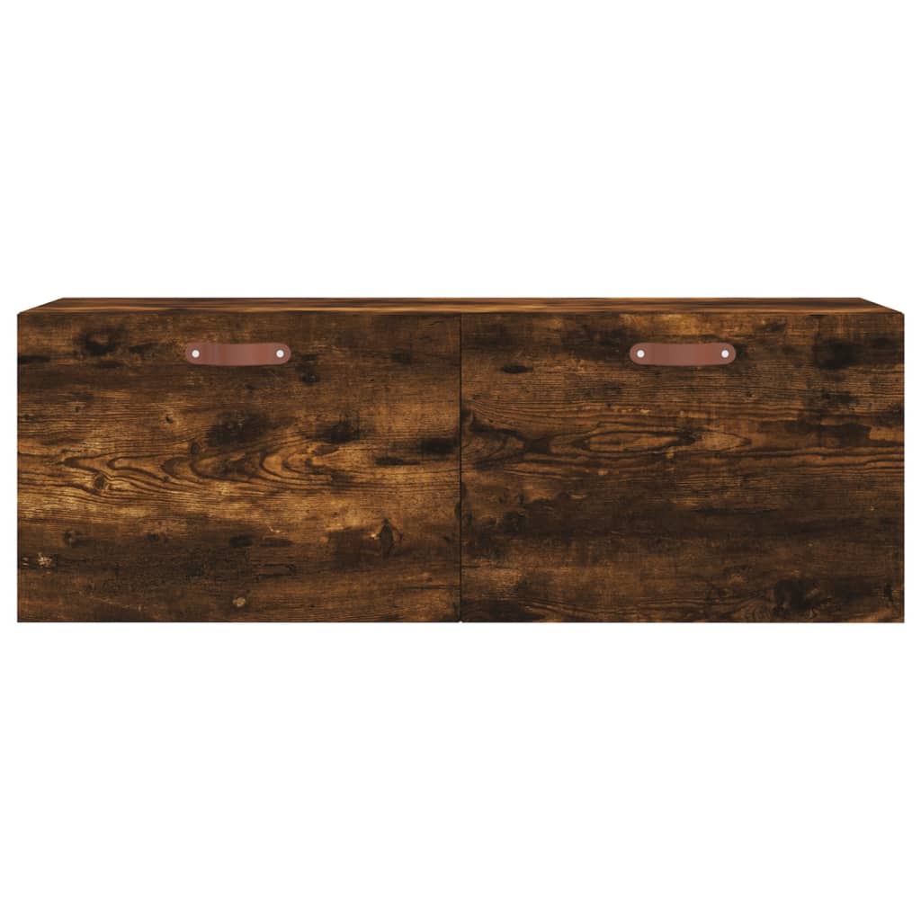 Wall Cabinet Smoked Oak 100x36,5x35 cm Engineered Wood