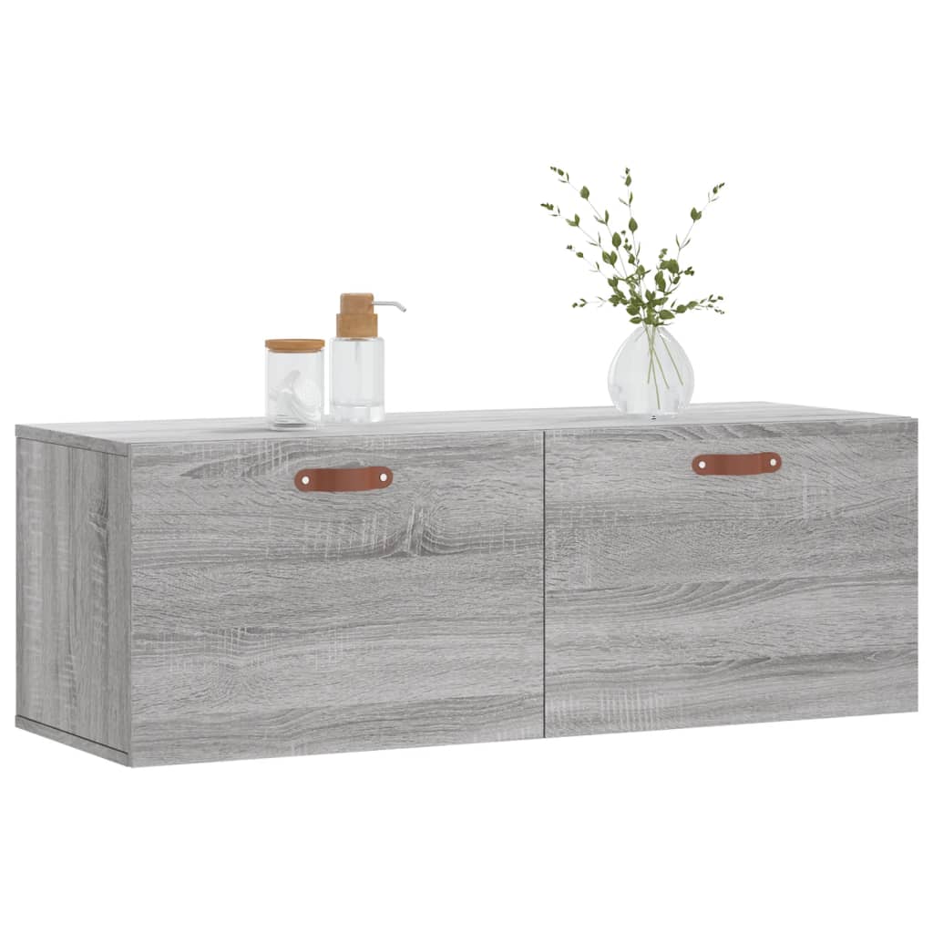 Wall Cabinet Grey Sonoma 100x36,5x35 cm Engineered Wood