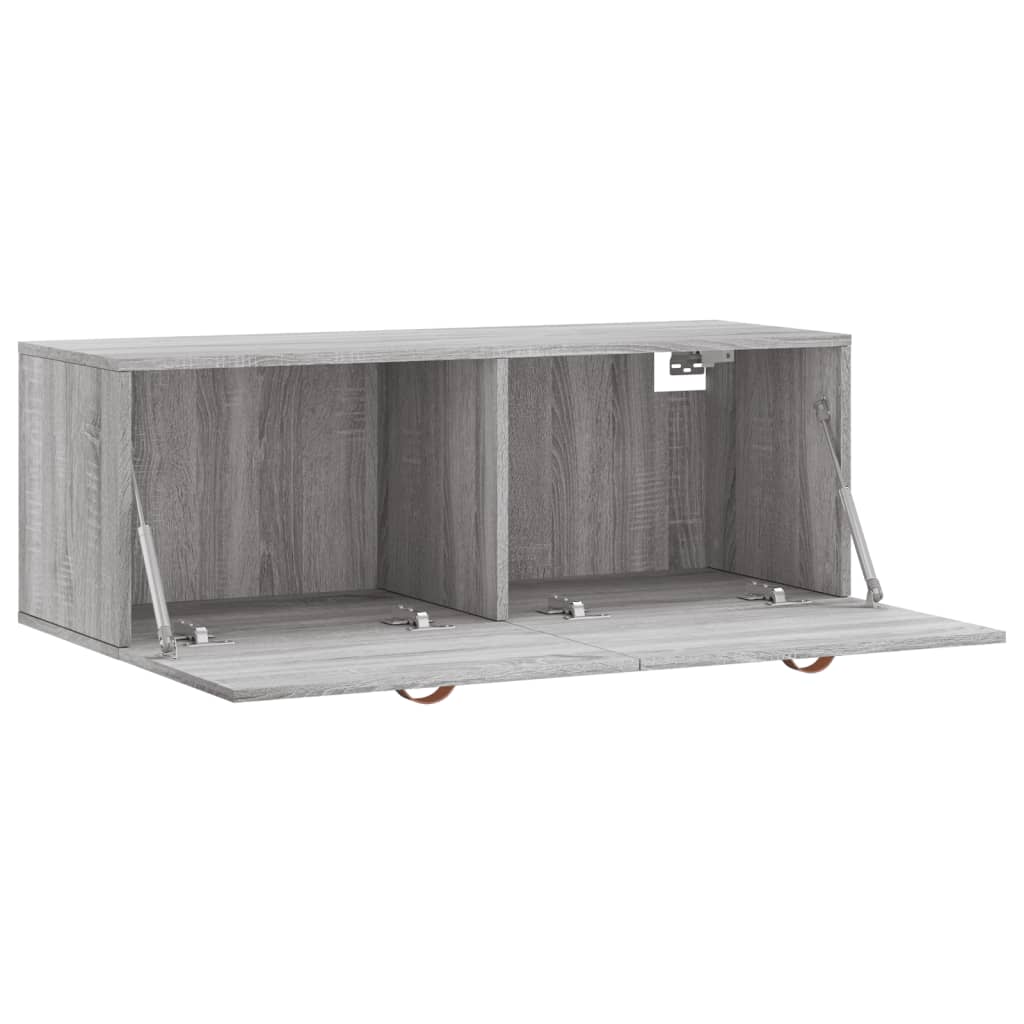 Wall Cabinet Grey Sonoma 100x36,5x35 cm Engineered Wood