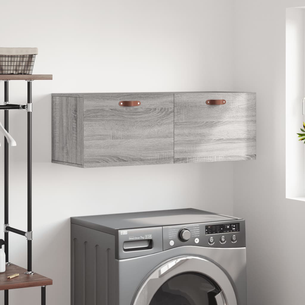 Wall Cabinet Grey Sonoma 100x36,5x35 cm Engineered Wood