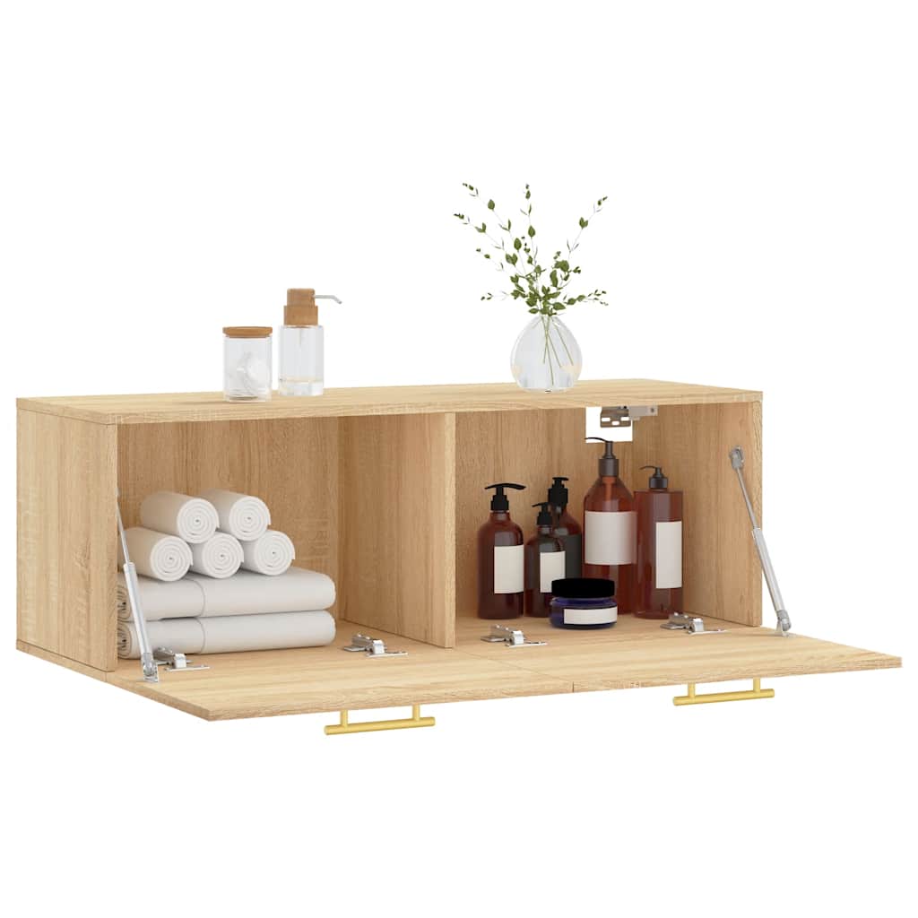 Wall Cabinet Sonoma Oak 100x36.5x35 cm Engineered Wood