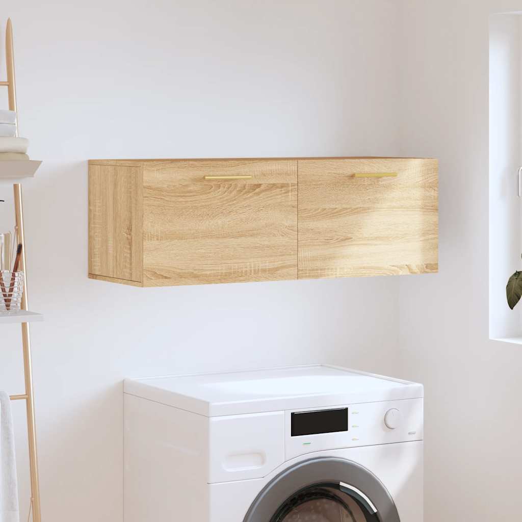 Wall Cabinet Sonoma Oak 100x36,5x35 cm Engineered Wood