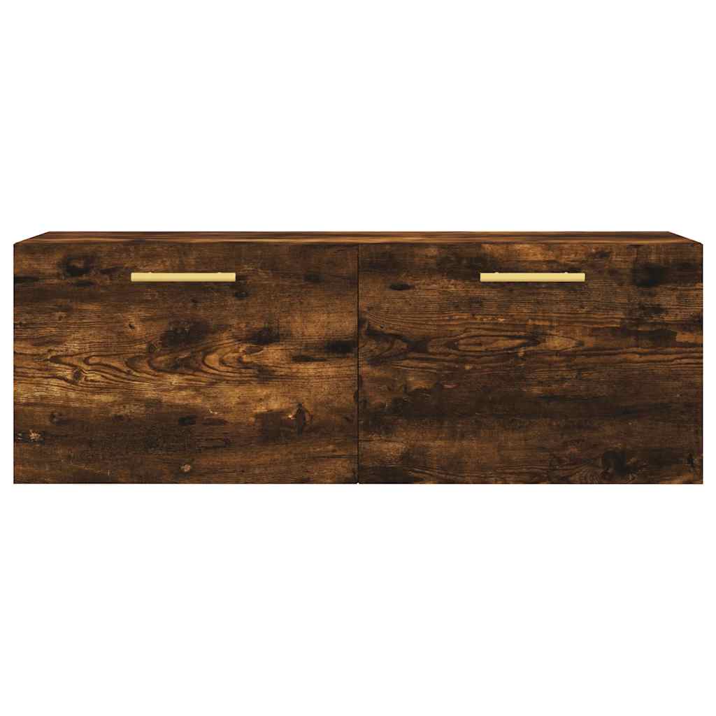 Wall Cabinet Smoked Oak 100x36,5x35 cm Engineered Wood