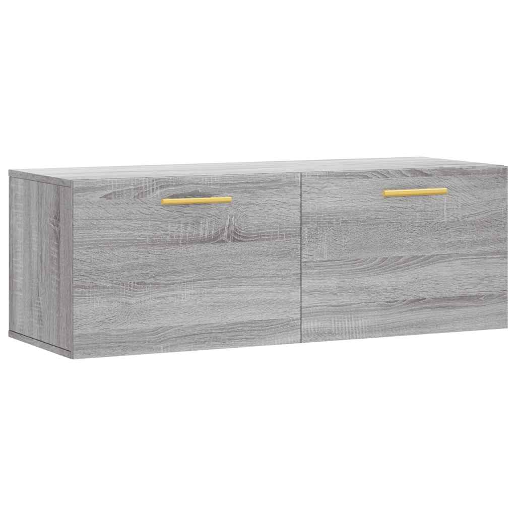 Wall Cabinet Grey Sonoma 100x36,5x35 cm Engineered Wood