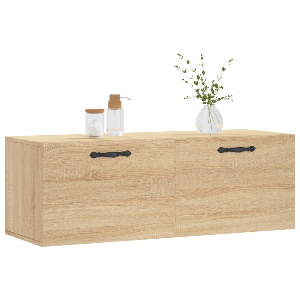 Wall Cabinet Sonoma Oak 100x36,5x35 cm Engineered Wood