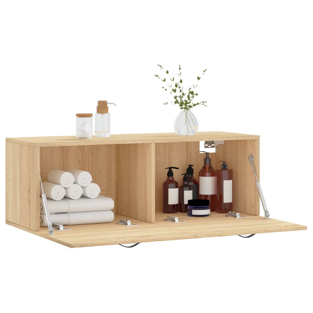 Wall Cabinet Sonoma Oak 100x36,5x35 cm Engineered Wood