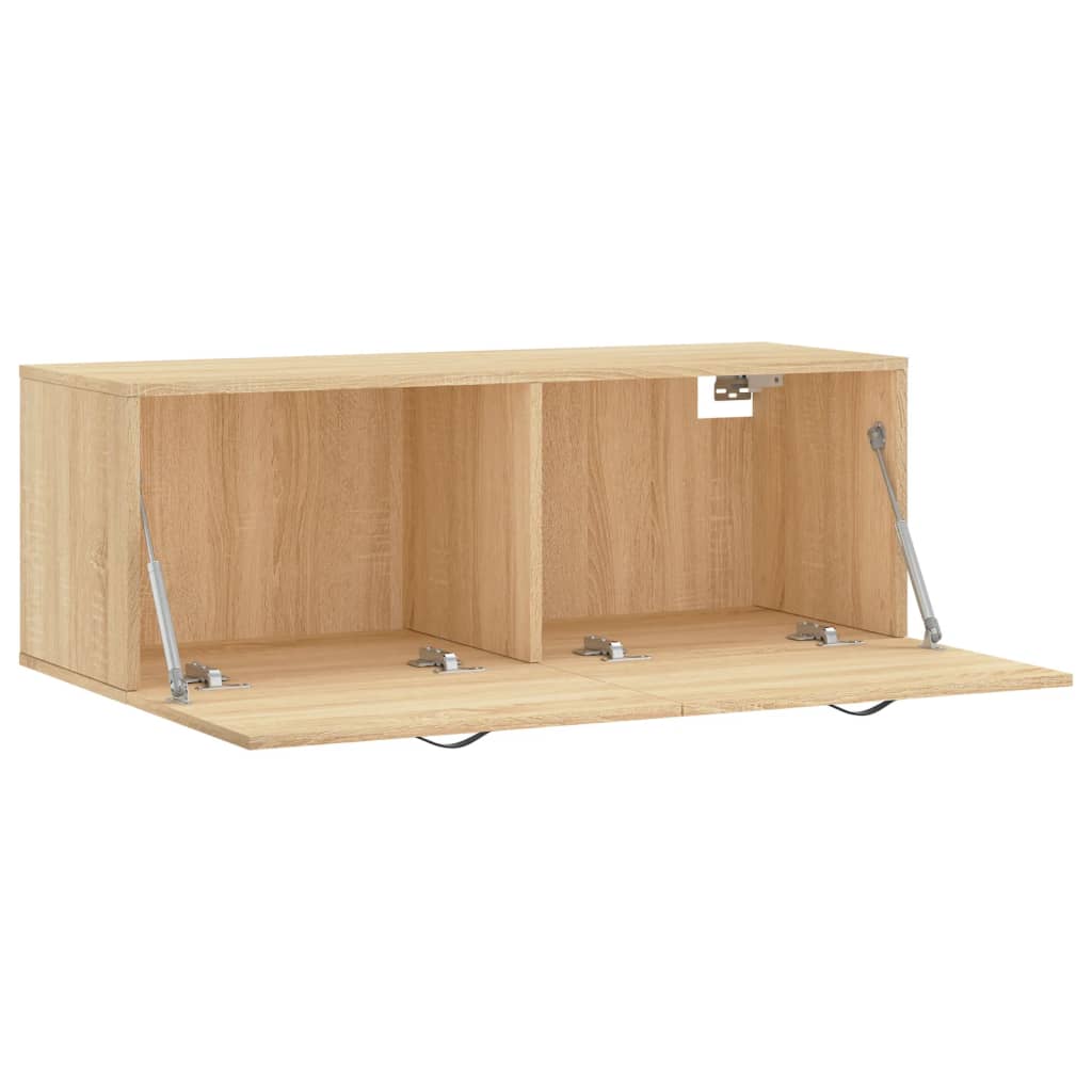 Wall Cabinet Sonoma Oak 100x36,5x35 cm Engineered Wood