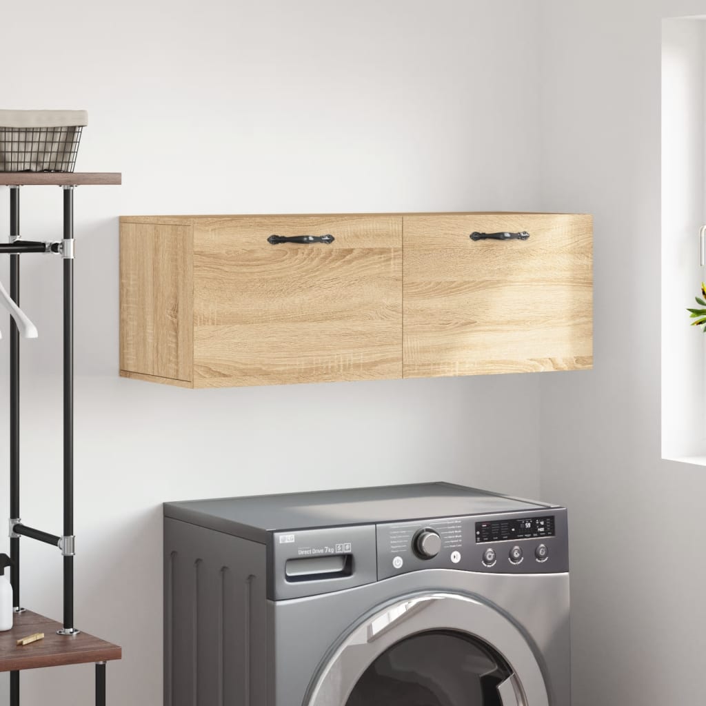 Wall Cabinet Sonoma Oak 100x36,5x35 cm Engineered Wood