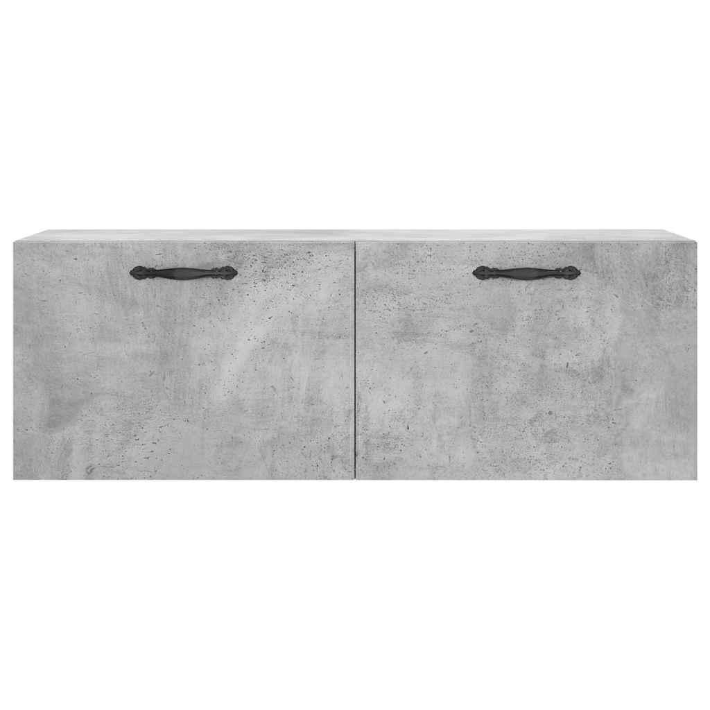 Wall Cabinet Concrete Grey 100x36,5x35 cm Engineered Wood