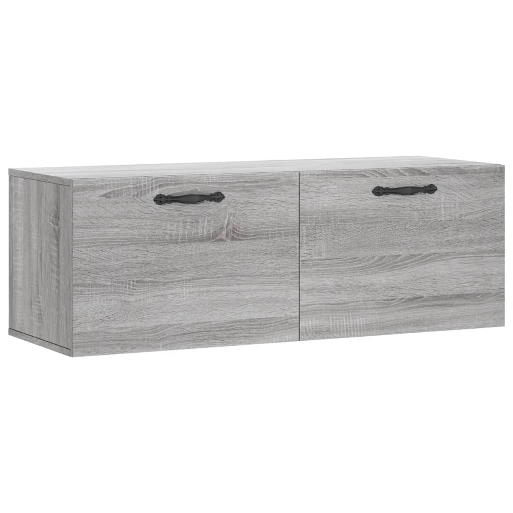 Wall Cabinet Grey Sonoma 100x36,5x35 cm Engineered Wood