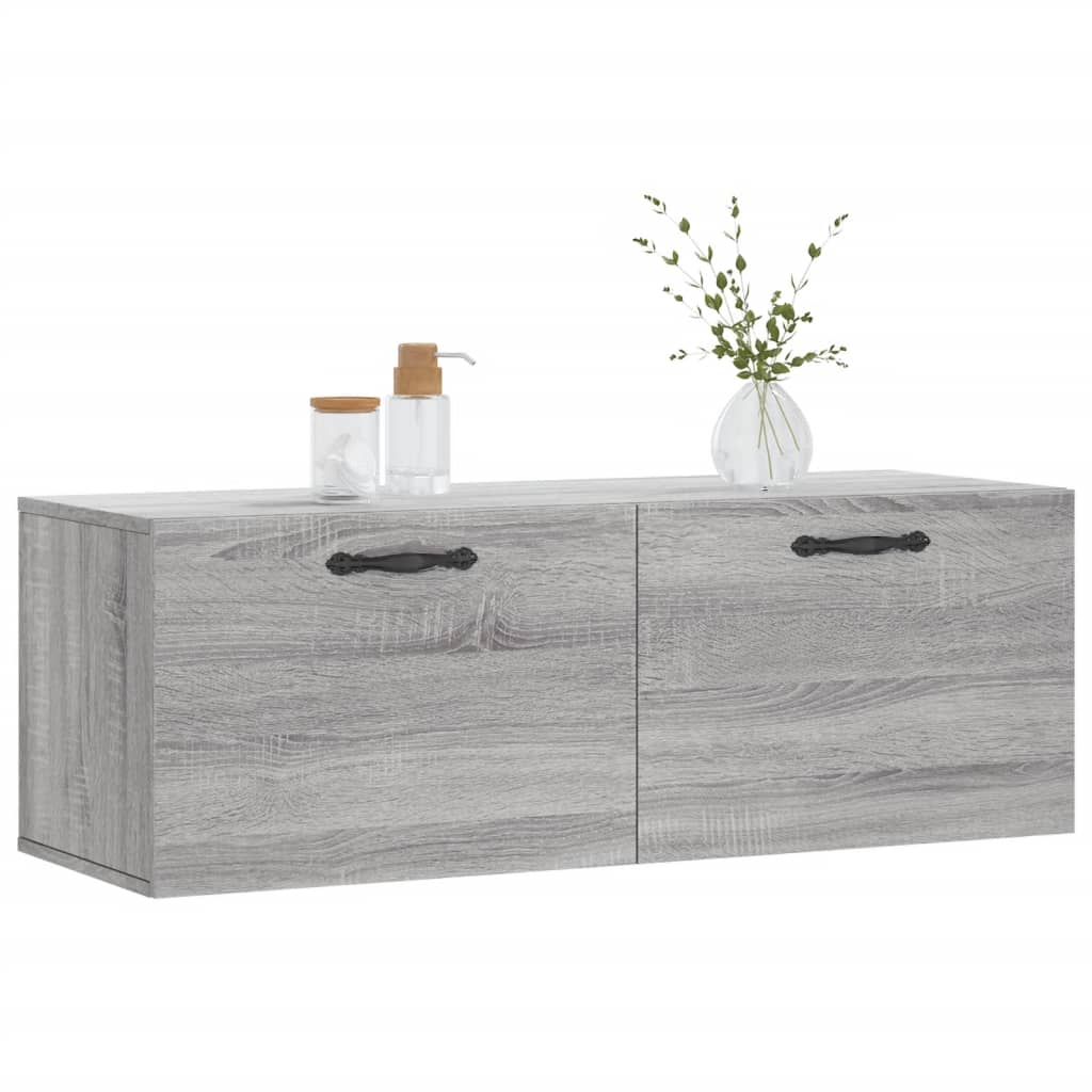 Wall Cabinet Grey Sonoma 100x36,5x35 cm Engineered Wood