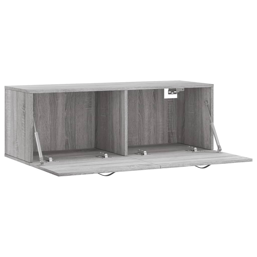 Wall Cabinet Grey Sonoma 100x36,5x35 cm Engineered Wood