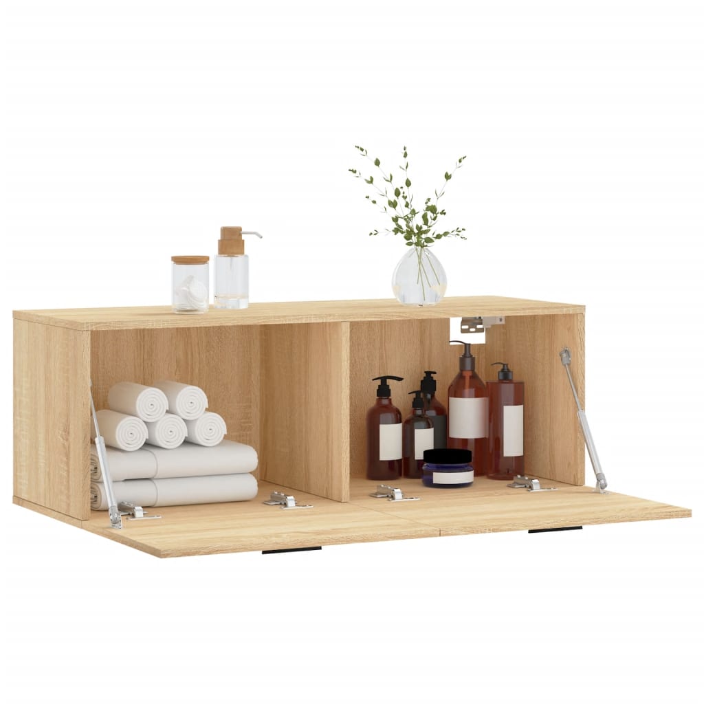 Wall Cabinet Sonoma Oak 100x36.5x35 cm Engineered Wood
