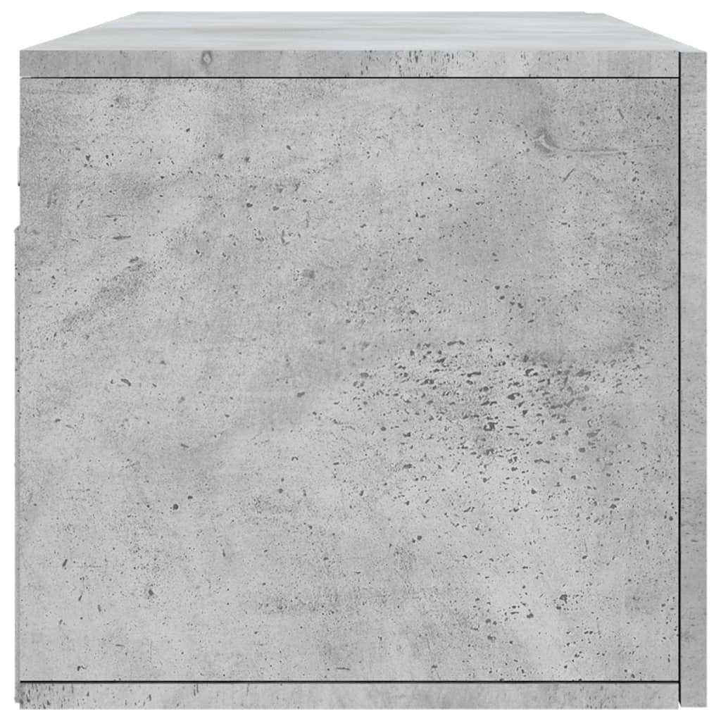 Wall Cabinet Concrete Grey 100x36,5x35 cm Engineered Wood