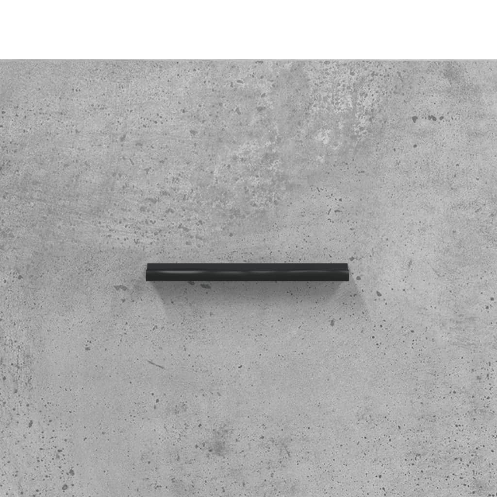 Wall Cabinet Concrete Grey 100x36,5x35 cm Engineered Wood