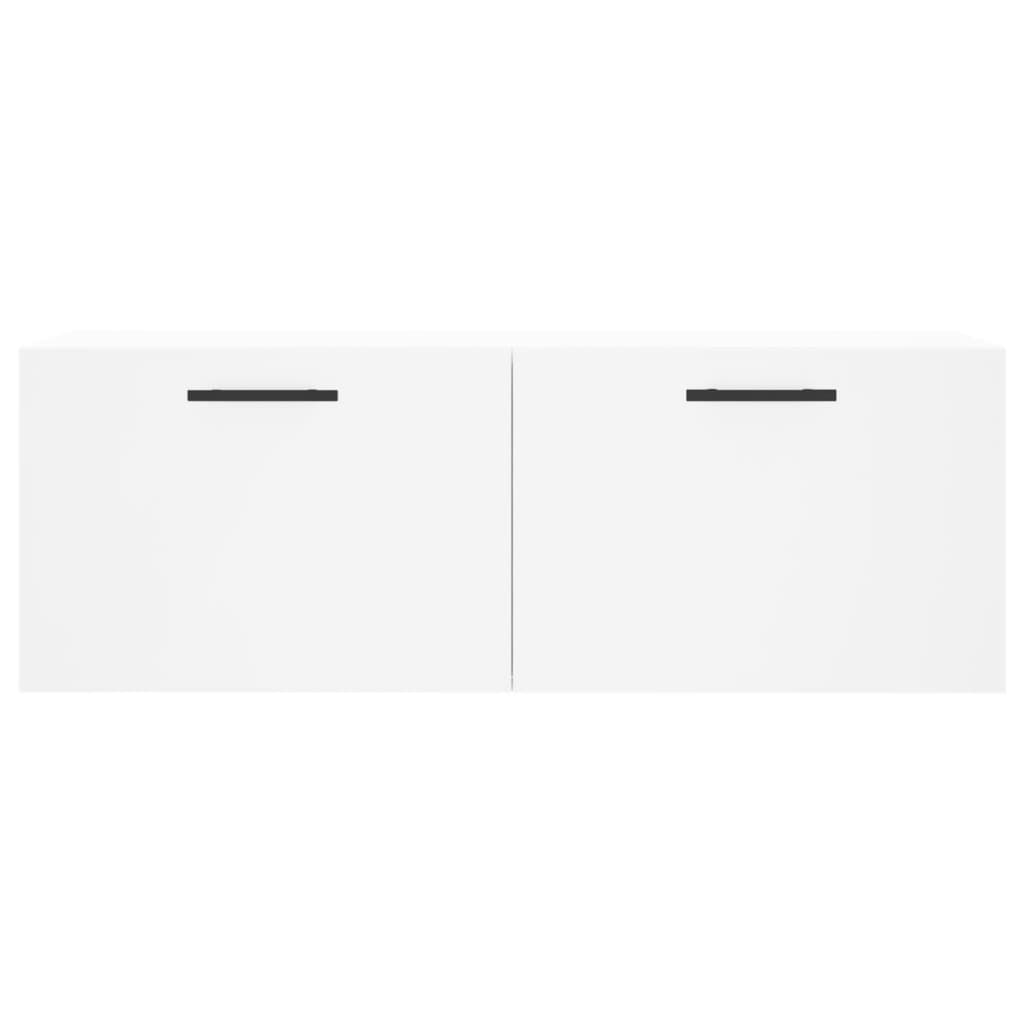 Wall Cabinet White 100x36,5x35 cm Engineered Wood