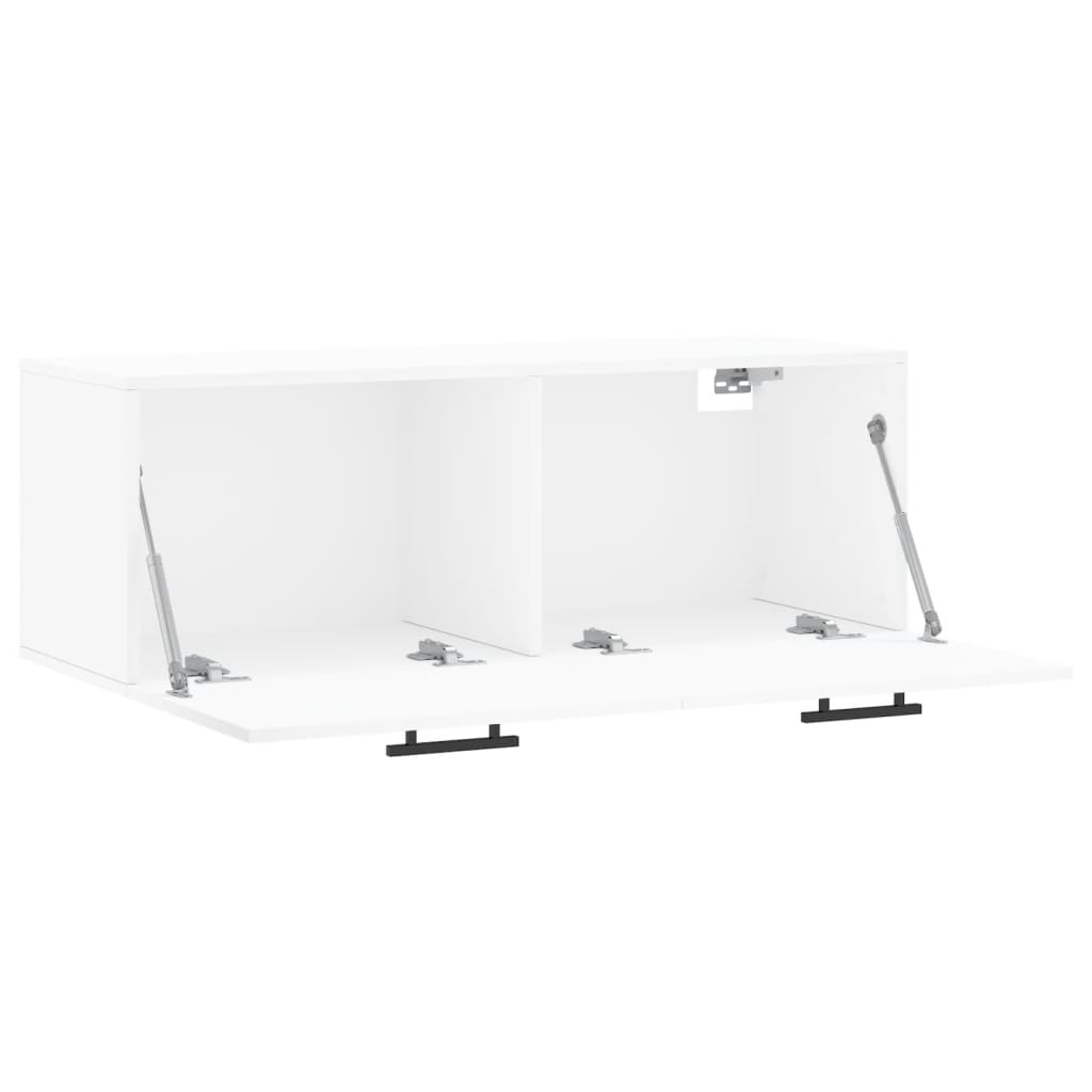 Wall Cabinet White 100x36,5x35 cm Engineered Wood