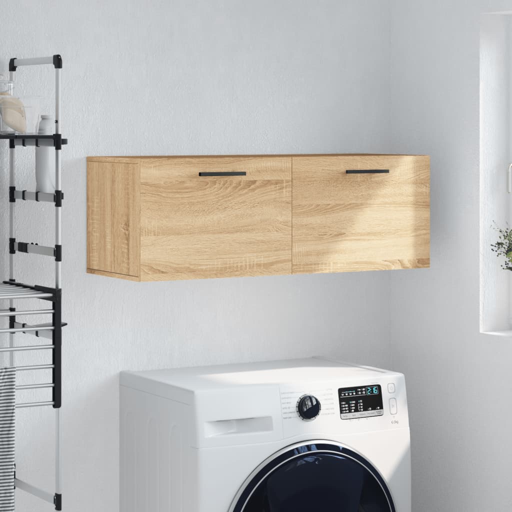 Wall Cabinet Sonoma Oak 100x36.5x35 cm Engineered Wood