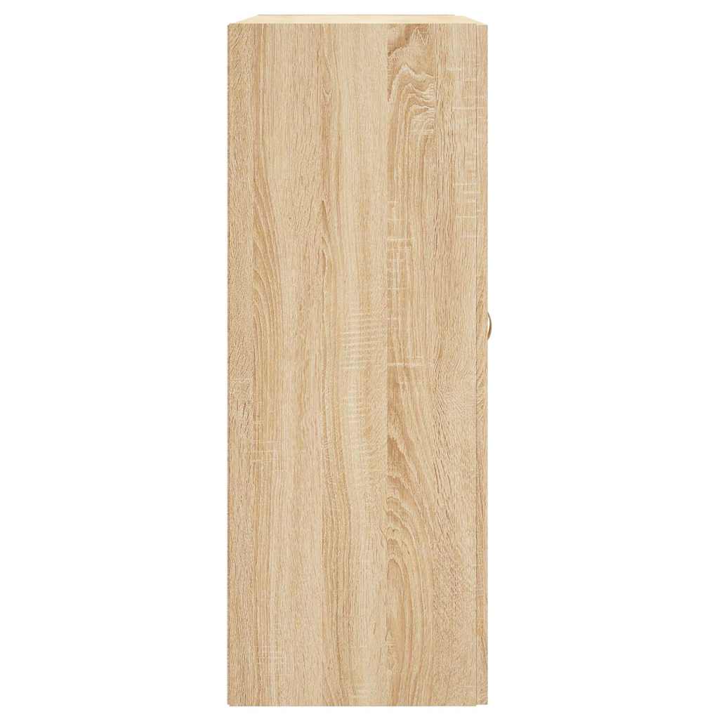 Wall Mounted Cabinet Sonoma Oak 69.5x34x90 cm Engineered Wood