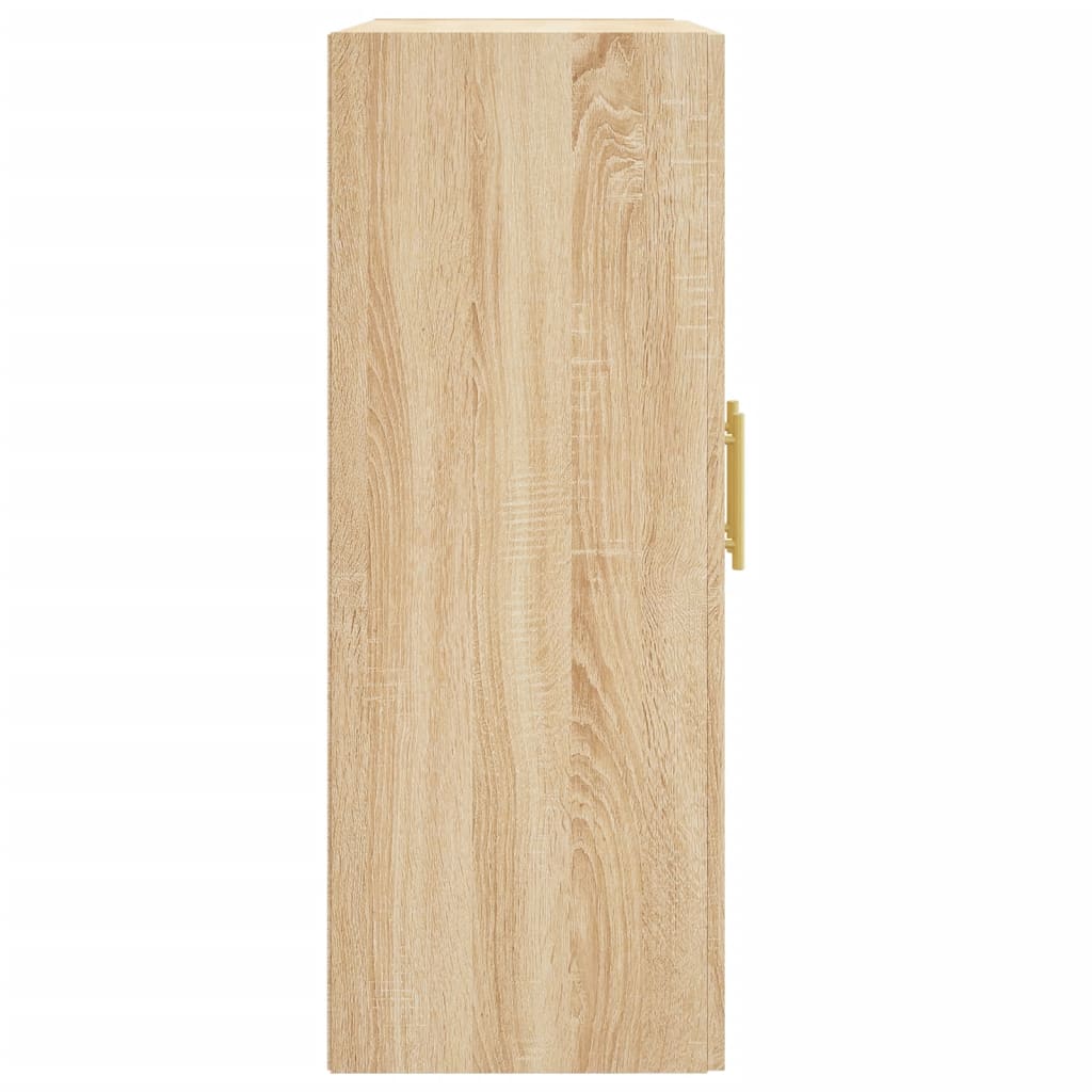 Wall Mounted Cabinet Sonoma Oak 69.5x34x90 cm Engineered Wood