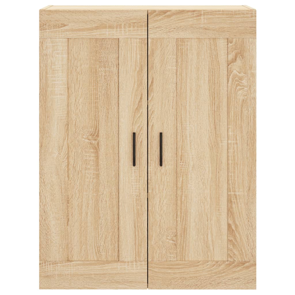 vidaXL Wall Mounted Cabinet Sonoma Oak 69.5x34x90 cm Engineered Wood