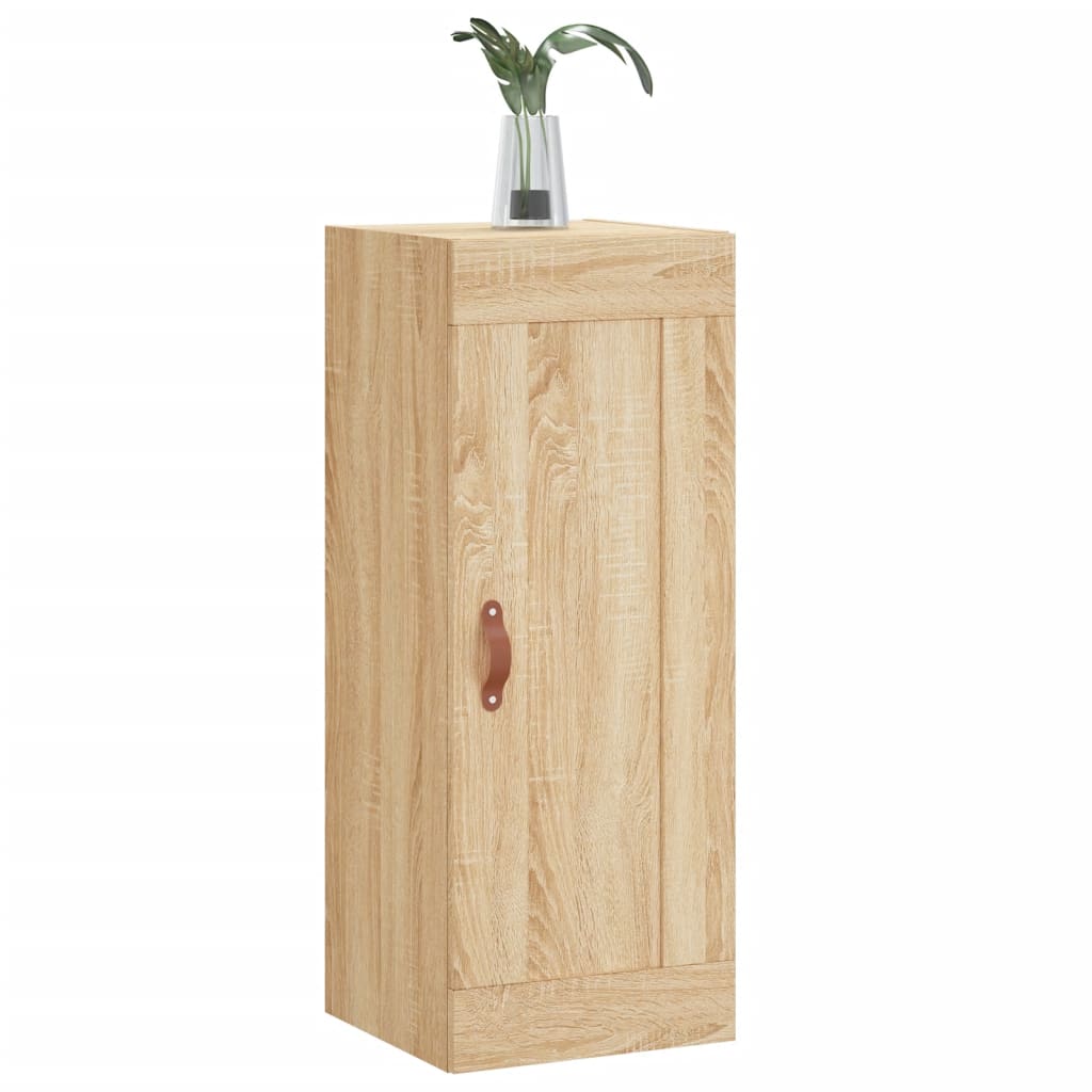 Wall Mounted Cabinet Sonoma Oak 34,5x34x90 cm Engineered Wood
