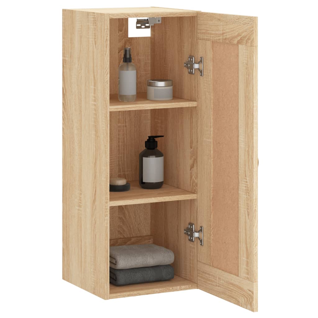 Wall Mounted Cabinet Sonoma Oak 34,5x34x90 cm Engineered Wood