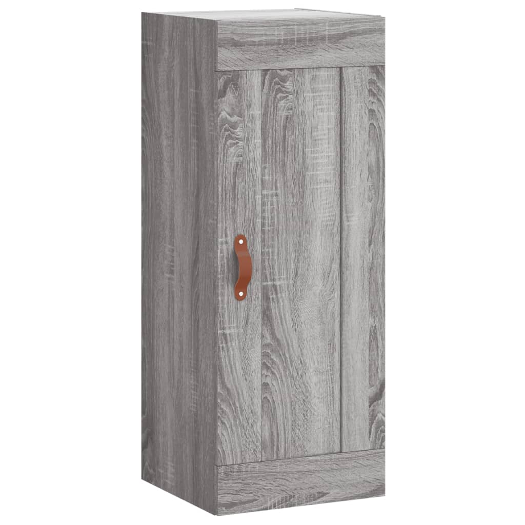Wall Mounted Cabinet Grey Sonoma 34,5x34x90 cm Engineered Wood