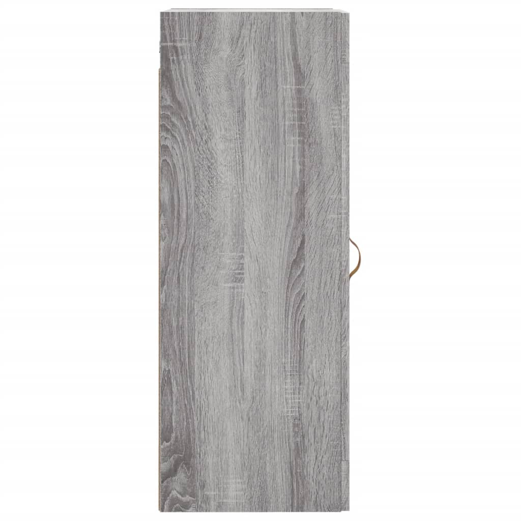 Wall Mounted Cabinet Grey Sonoma 34,5x34x90 cm Engineered Wood