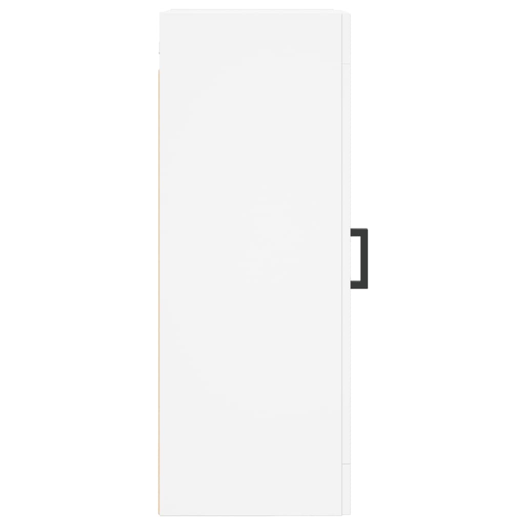 Wall Mounted Cabinet White 34,5x34x90 cm Engineered Wood