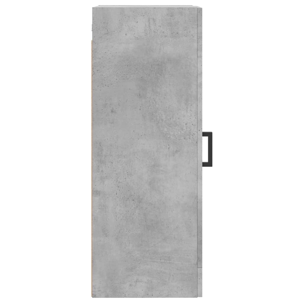 Wall Mounted Cabinet Concrete Grey 34,5x34x90 cm Engineered Wood