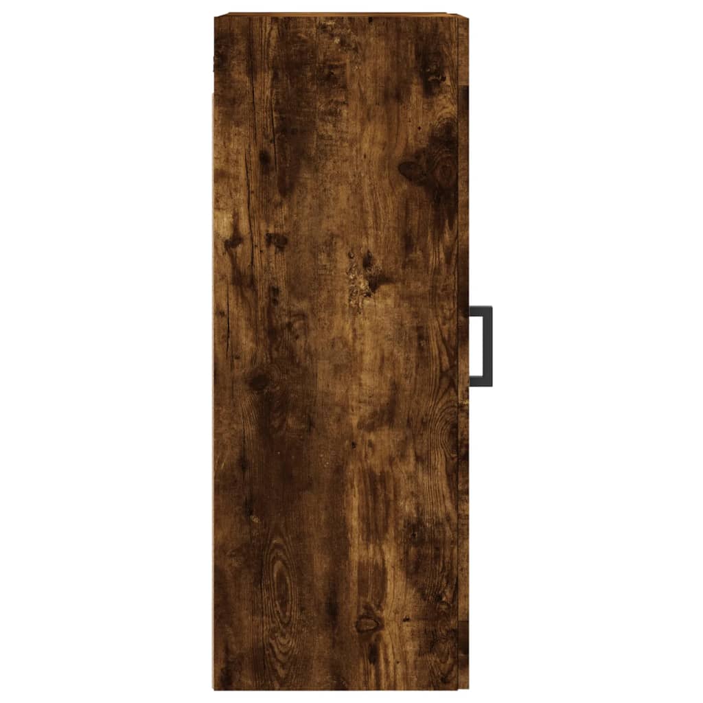Wall Mounted Cabinet Smoked Oak 34,5x34x90 cm Engineered Wood