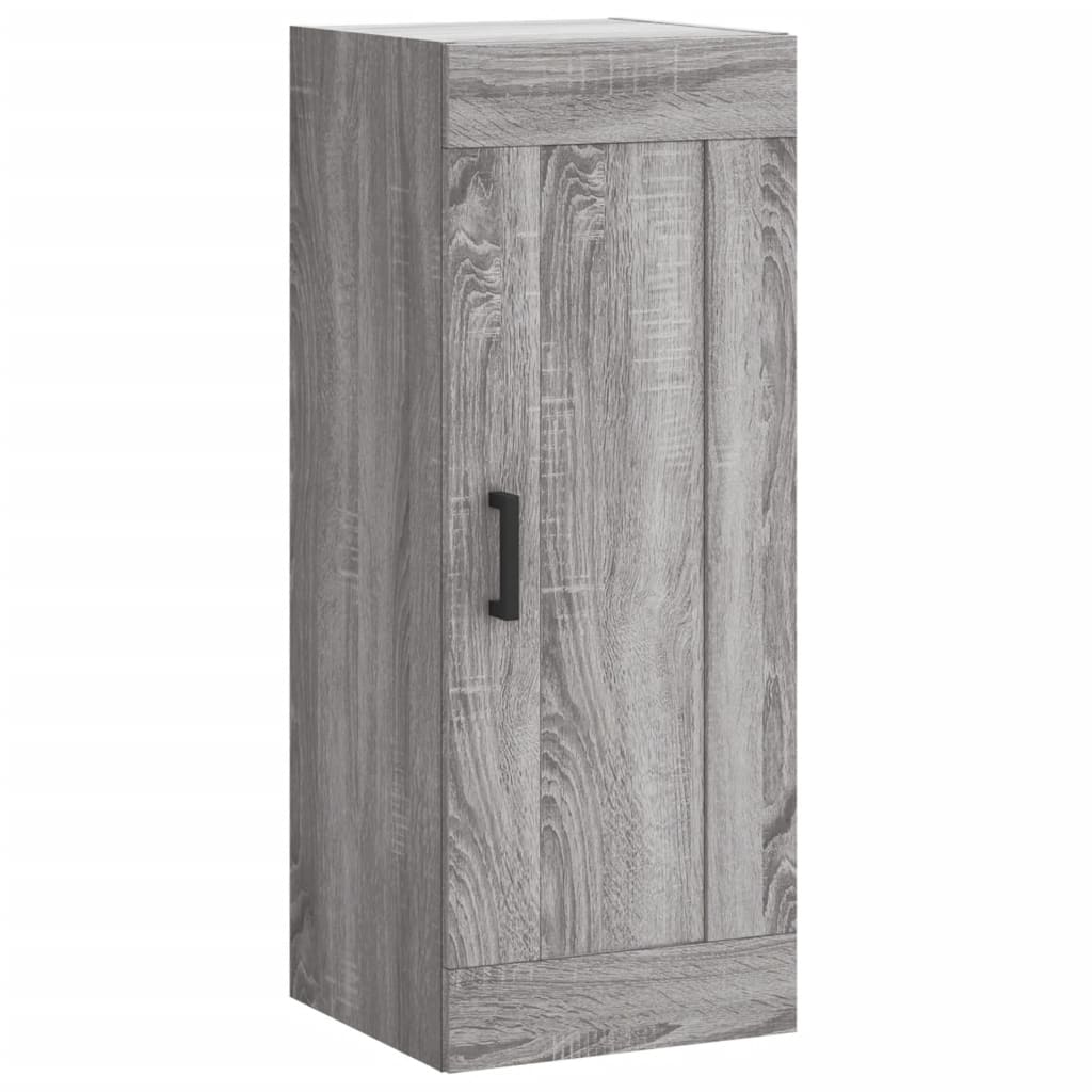 Wall Mounted Cabinet Grey Sonoma 34,5x34x90 cm Engineered Wood