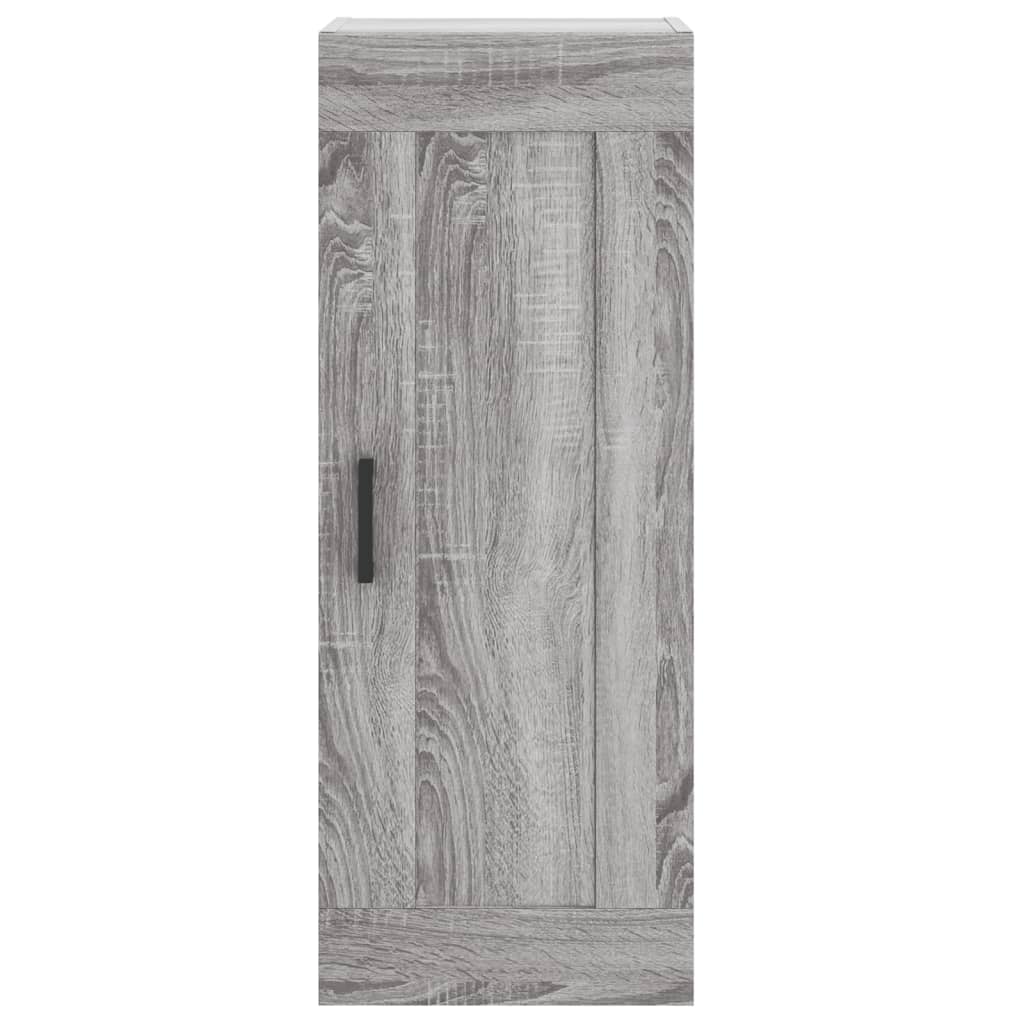 Wall Mounted Cabinet Grey Sonoma 34,5x34x90 cm Engineered Wood