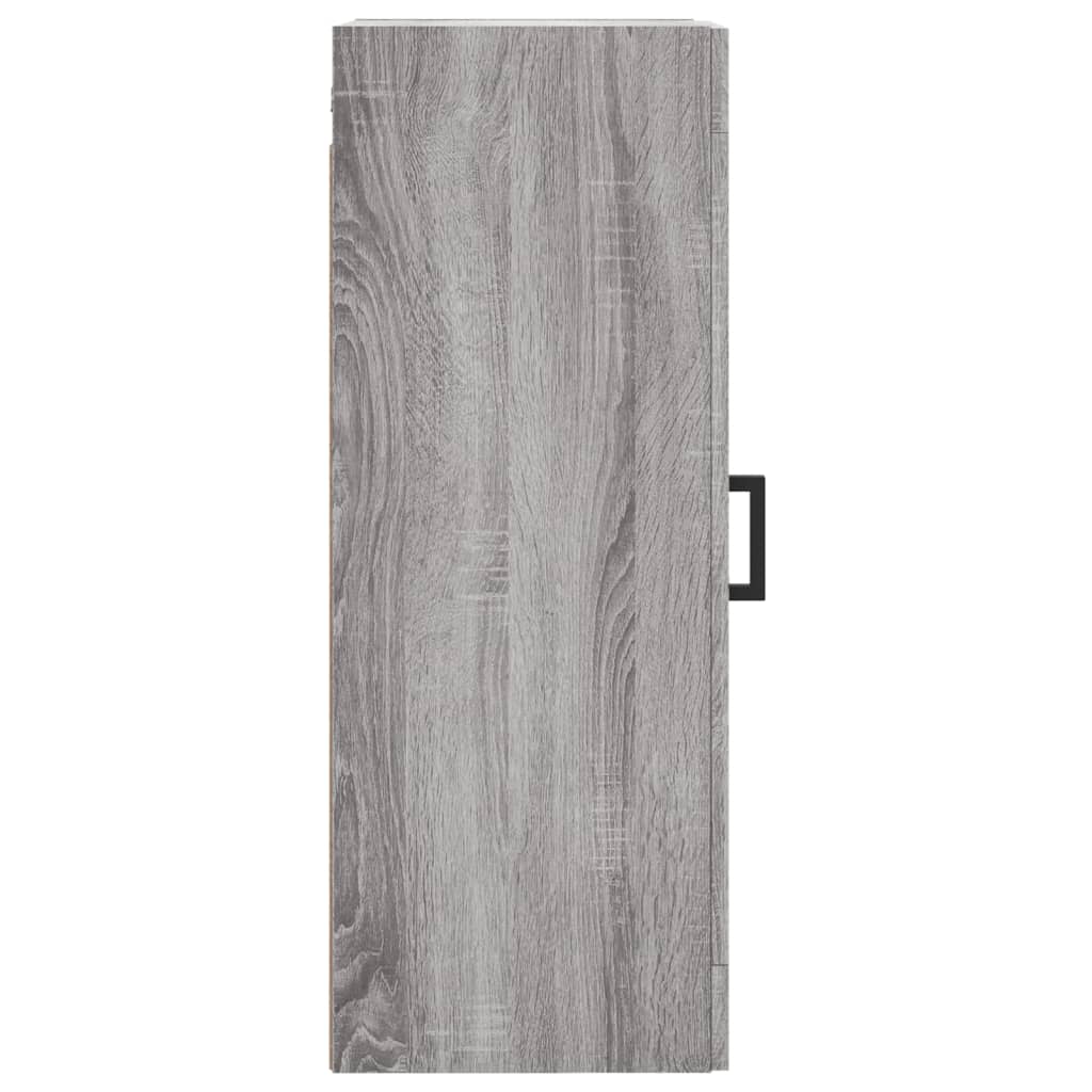 Wall Mounted Cabinet Grey Sonoma 34,5x34x90 cm Engineered Wood
