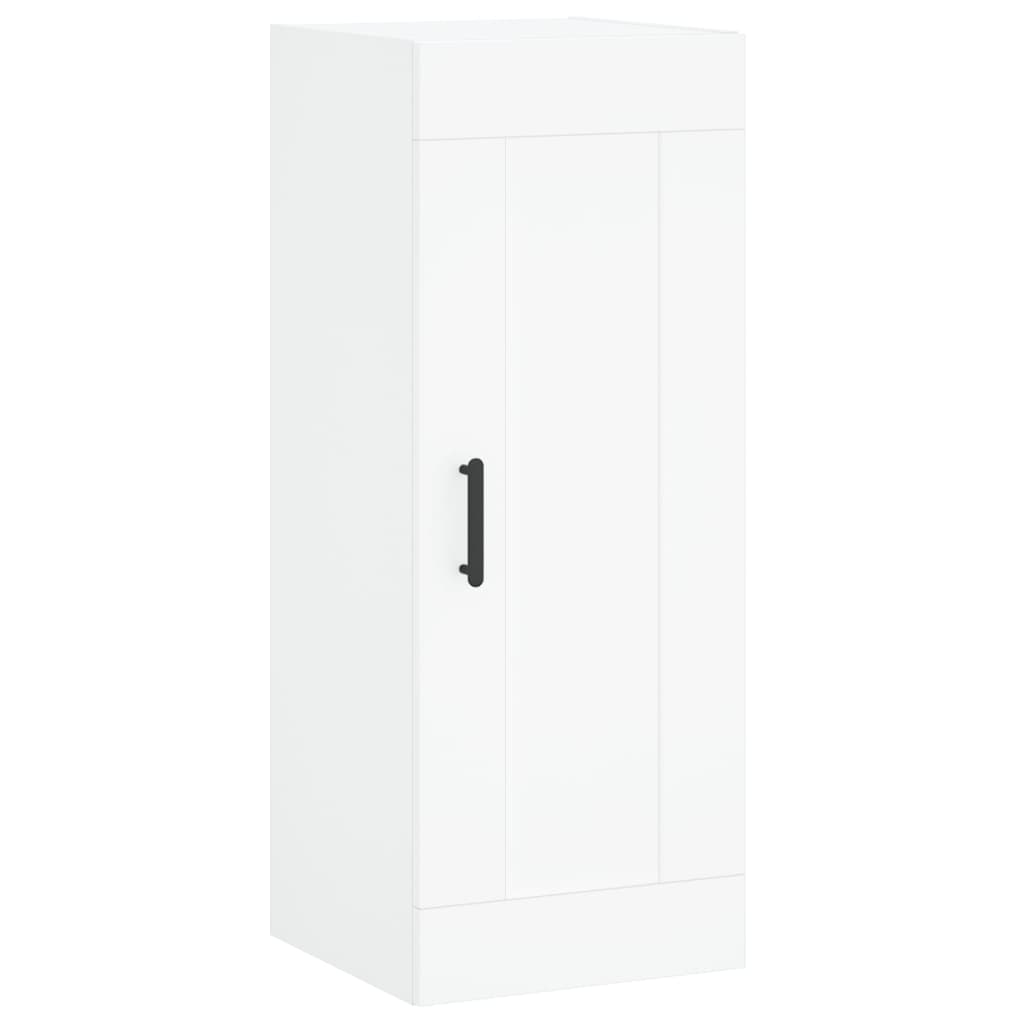 Wall Mounted Cabinet White 34,5x34x90 cm Engineered Wood