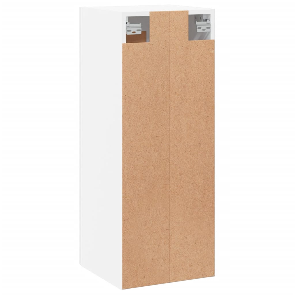 Wall Mounted Cabinet White 34,5x34x90 cm Engineered Wood