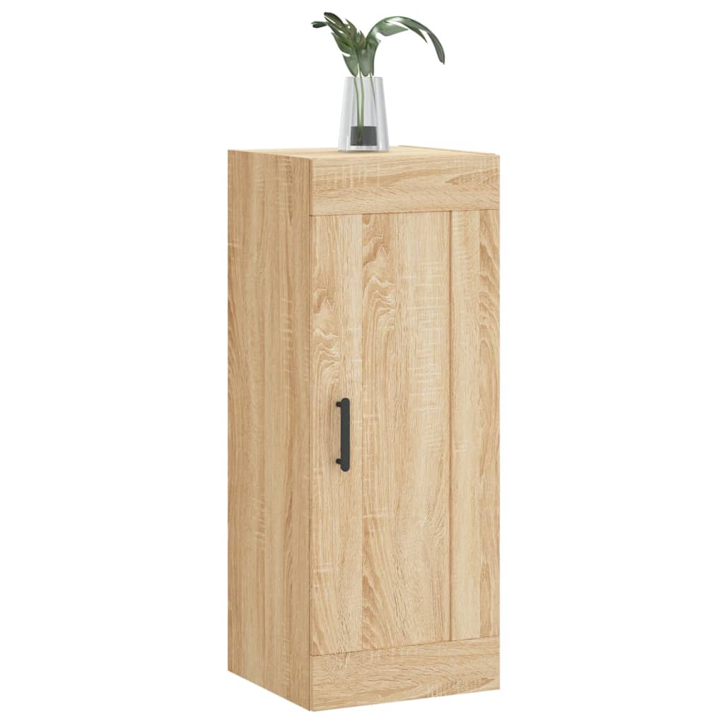 Wall Mounted Cabinet Sonoma Oak 34,5x34x90 cm Engineered Wood
