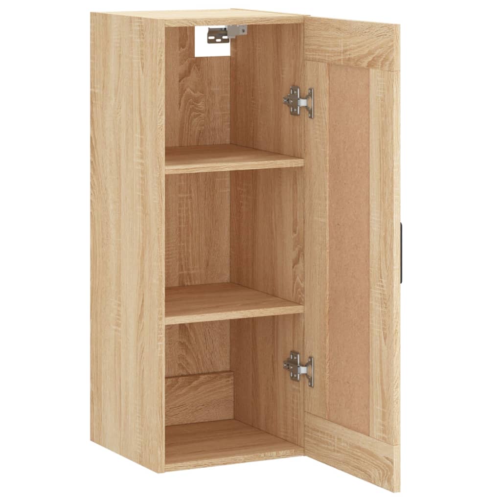 Wall Mounted Cabinet Sonoma Oak 34,5x34x90 cm Engineered Wood